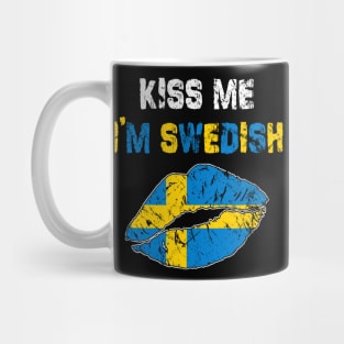 Kiss Me I'm Swedish - Sweden St Patrick's Day Mug